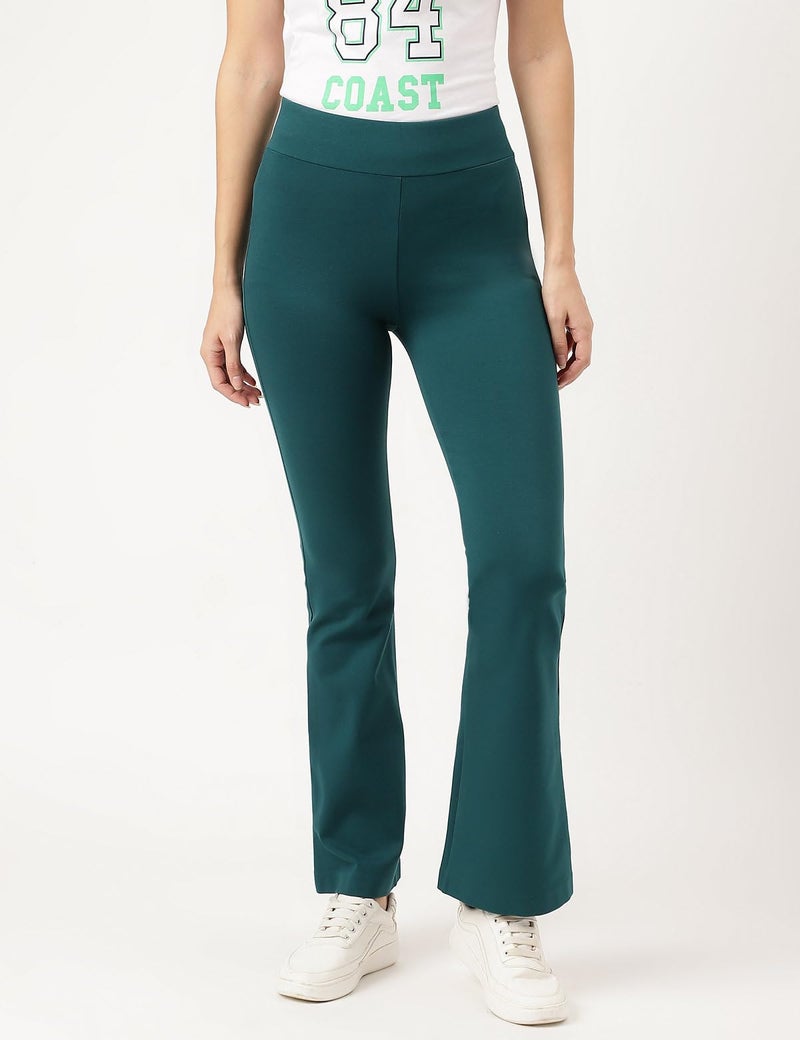 Marks & Spencer Flared High Waist Jeggings T573956KPEACOCK (S) - Image 5