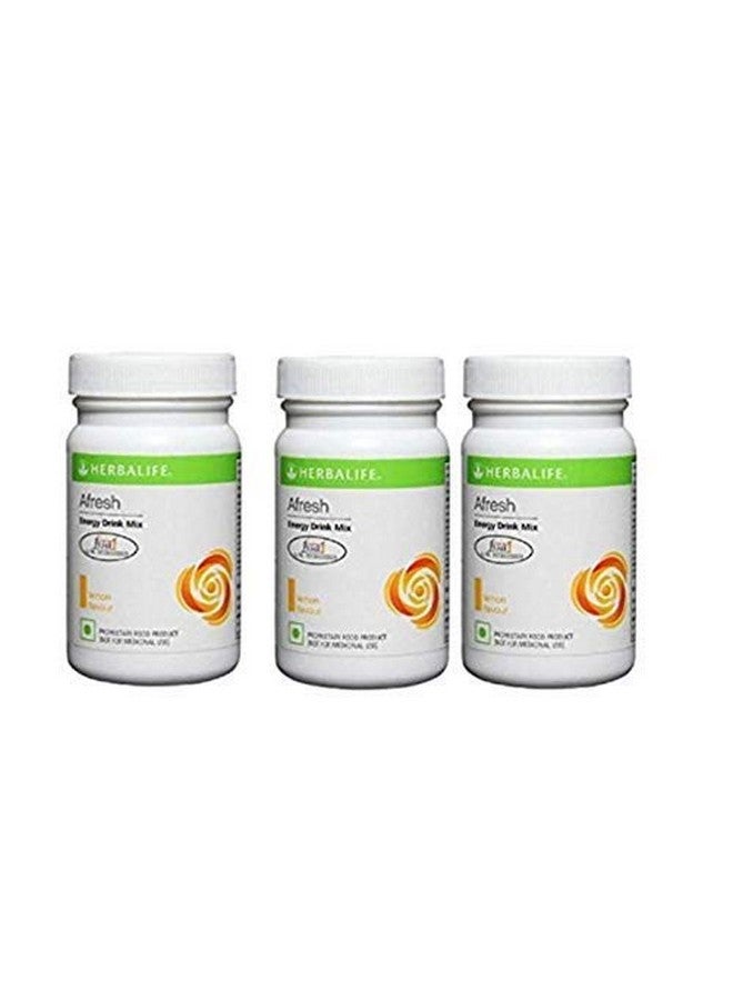 HERBALIFE AFRESH ENRGY DRINK LEMON FLAVOUR PACK OF 3 (50g EACH) - Image 2