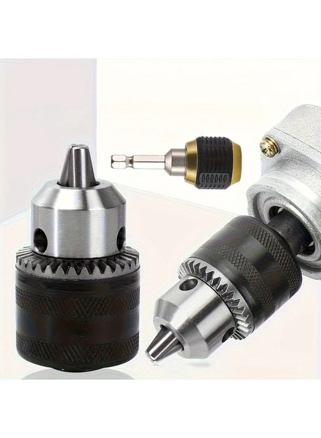 1 قطعة مثقاب معدني متعدد الأغراض، أداة تحويل قابلة للتعديل، سن مثقاب بفتحة قابلة للضبط، نظام تحرير سريع ملولب - Image 4