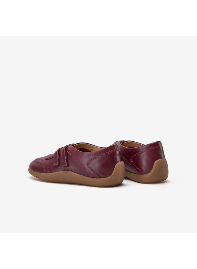 Bata Prince Qi Style Lambskin Derby Shoes For Women Jenny Soft Leather Couple Thin Sole Wine Red Ali43ca5 Size 38 - Image 4
