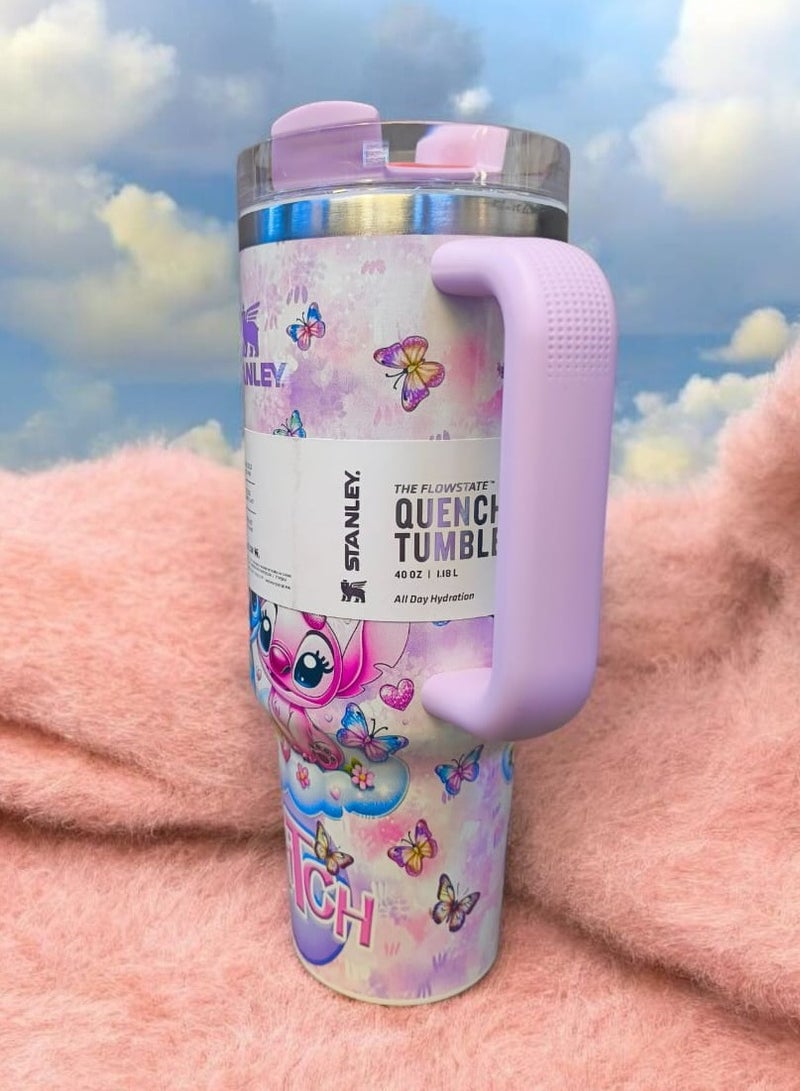 STITCH Downy stitch Stanley Tumbler 40 Oz Quencher H2.0 FlowState - Image 4
