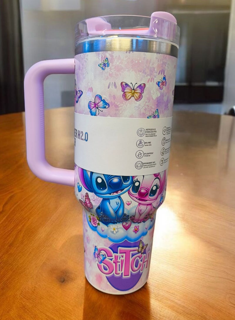 STITCH Downy stitch Stanley Tumbler 40 Oz Quencher H2.0 FlowState - Image 3