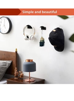 MIXDE 12-Piece Hat Rack For Wall,Hat Hook For Baseball Caps,Upgraded Adhesive Hat Holder  - Image 2