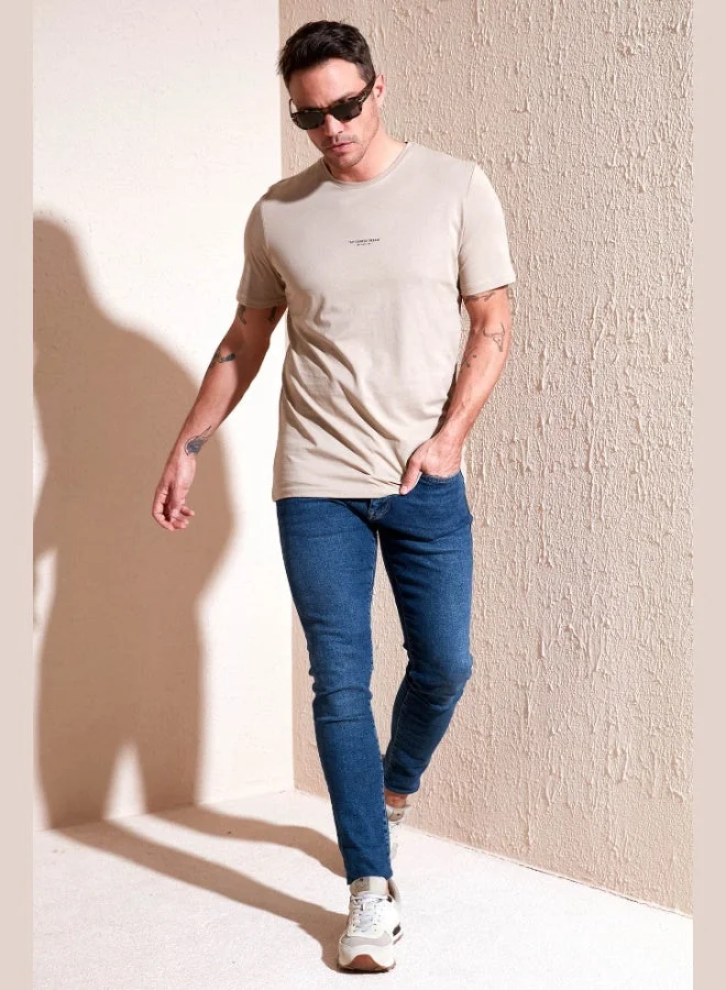 Buratti  Buratti 100% Cotton Crew Neck Regular Fit T Shirt Men's T SHIRT 5902757 for Men | Best Price UAE