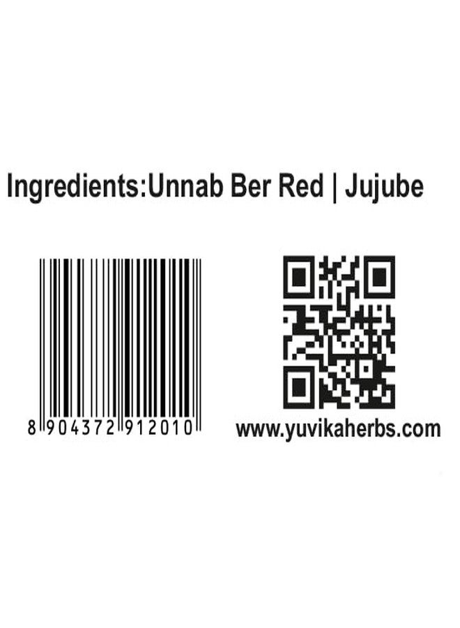 YUVIKA Unnab Ber Red - Zizyphus Sativa Gaetn - Jujube 100 Grams - Image 4
