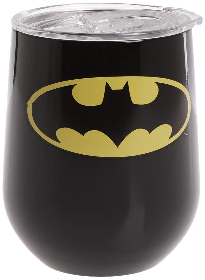 سبونتيكس كوب سبونتيكس بشعار باتمان مصنوع من الفولاذ المقاوم للصدأ، سعة 16 أونصة - Image 1