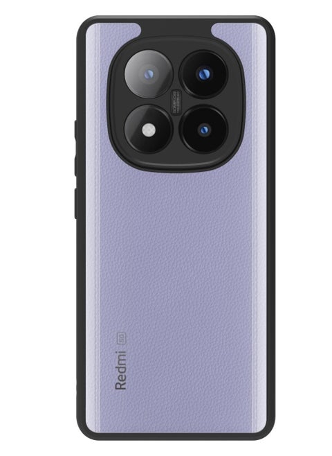 جراب حماية ممتص للصدمات لهاتف Xiaomi Redmi Note 14 Pro Plus 5G مصنوع من مادة TPU السيليكونية فائقة المتانة والآمنة للغاية مع حل مثالي للكاميرا (أسود)