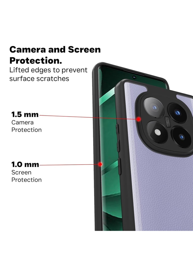 ماركة غير محددة - جراب حماية ممتص للصدمات لهاتف Xiaomi Redmi Note 14 Pro Plus 5G مصنوع من مادة TPU السيليكونية فائقة المتانة والآمنة للغاية مع حل مثالي للكاميرا (أسود) - Image 1