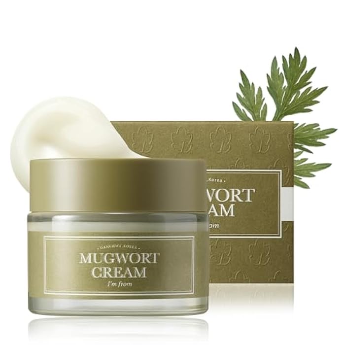 I'm from Mugwort Cream, For all skin type, 1.69 fl oz | Moisturizer with 73.55% Mugwort Extract, Soothing, Calming, Redness Relief with Sebum control - Image 1