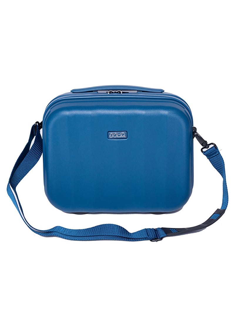 جامب Tanoma PP Hardside Vanity ، حقيبة مستحضرات التجميل ، حقيبة مستحضرات التجميل ، 35 سم أزرق بترولي - Image 3