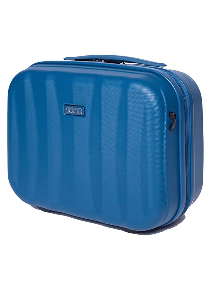 جامب Tanoma PP Hardside Vanity ، حقيبة مستحضرات التجميل ، حقيبة مستحضرات التجميل ، 35 سم أزرق بترولي - Image 1