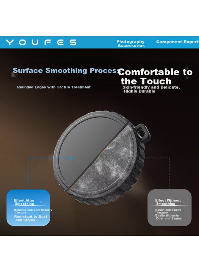 Youfes Yangfeisi Silicone Lens Cap For Dji Action 6 Camera Lens Protector Screen Cover Scratch-resistant Durable Anti-collision Drop-proof Accessory - Image 4