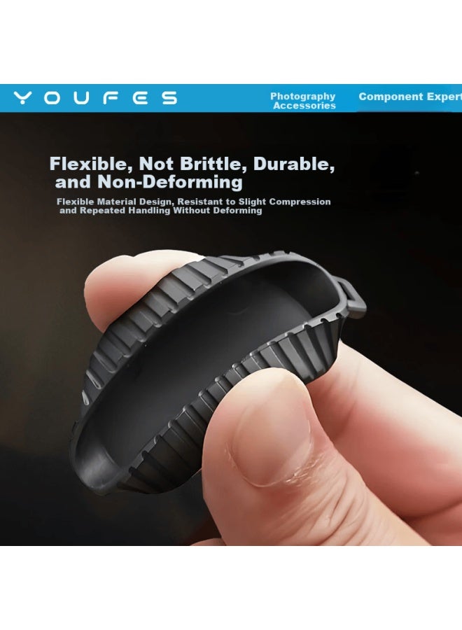 Youfes Yangfeisi Silicone Lens Cap For Dji Action 6 Camera Lens Protector Screen Cover Scratch-resistant Durable Anti-collision Drop-proof Accessory - Image 3