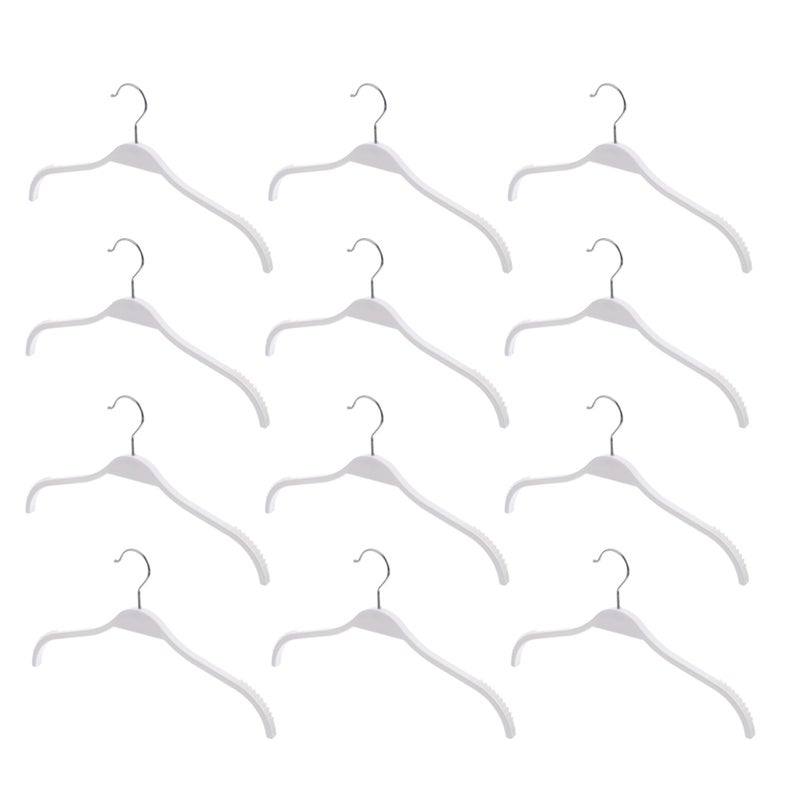 12pcs Clothes Coat Hangers Nonslip Heavy Duty Pants Hangers Clothing Hanger for Closet - Image 3