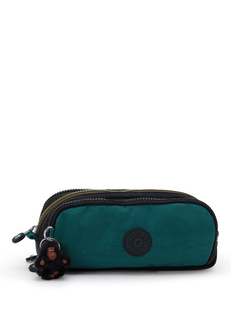 kipling Storia + New Kichirou + Gitroy (Buy Trolley + Lunch Bag & Get Free Pencil Case) (Set of 3pcs Bundle Offer) Black Khaki Block - Image 4