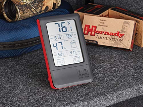 Hornady Digital Hygrometer 95909 Indoor Temperature and Humidity Monitor with Touchscreen LCD Display Ideal Room Thermometer Hygrometer for Gun Safes Cabinets Closets Workbench More - Image 3