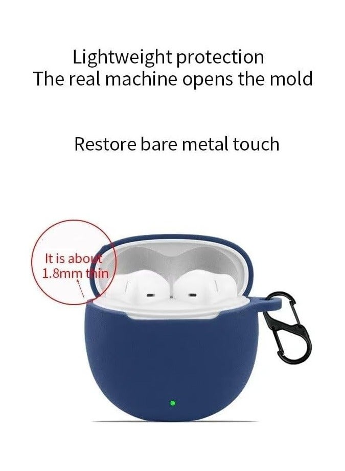 Silicone Shockproof Headset Cover For Huawei FreeBuds 3 Dark Blue - Image 5