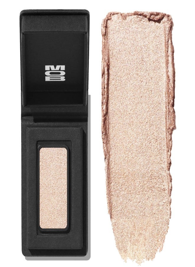 MOB Beauty Cream Clay Eyeshadow M145 - Champagne Shimmer | Skincare-Infused, Vegan, Blendable Cream-to-Velvet Finish, Buildable Pigment, Clean Eyeshadow in Sustainable, Biodegradable Compact - Image 1