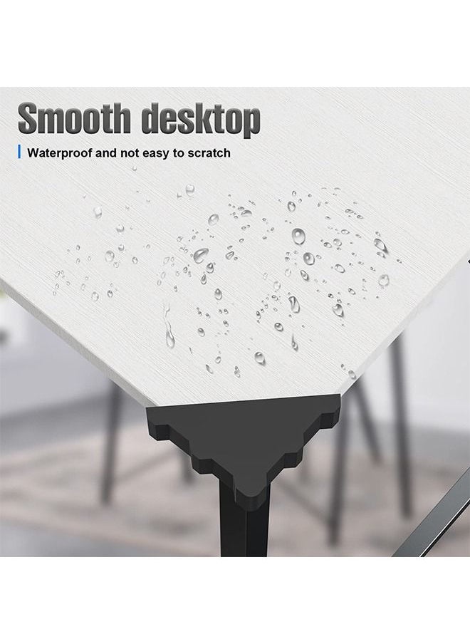 ZERIFAM - 100 x 50 cm Computer Desk Student Study Table Laptop Writing Desks with Storage Bag - Image 1