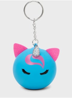 Claires Blue Unicorn Keychain 