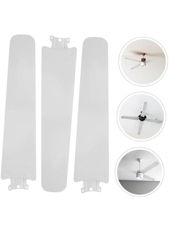 3Pcs 16 Inch Ceiling Fan Blades Replacement Easy to Install Detachable Accessories - Image 3