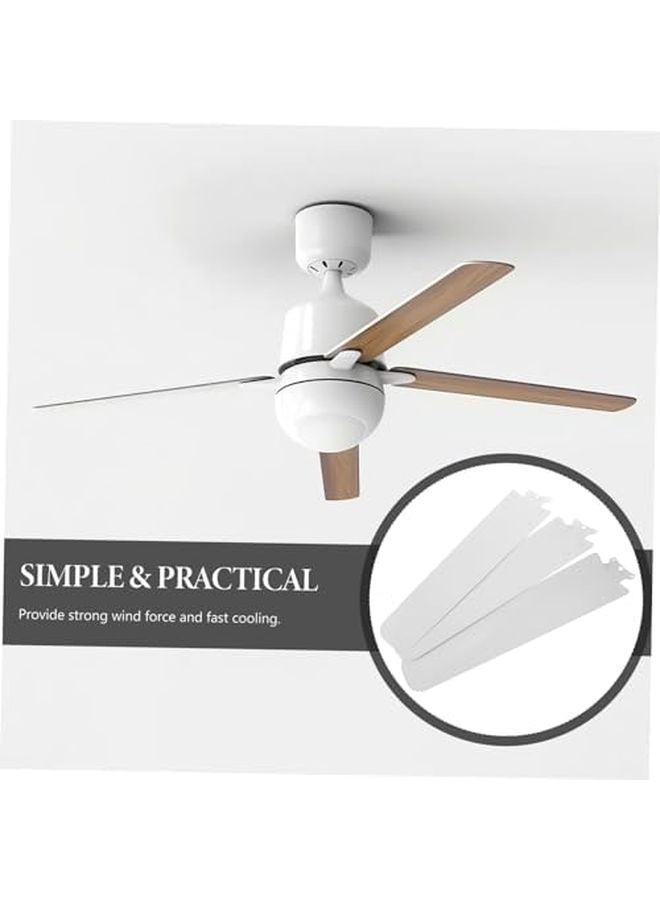 3Pcs 16 Inch Ceiling Fan Blades Replacement Easy to Install Detachable Accessories - Image 4