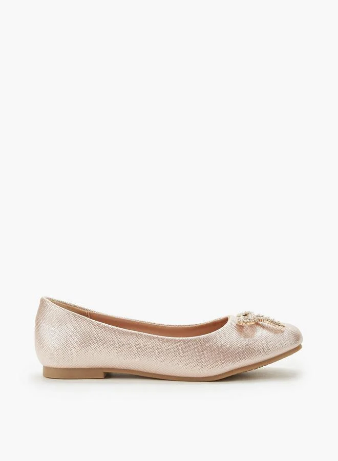 Celeste PINK Girls Bow Embellished Ballerina Shoes for Women | Best Price UAE