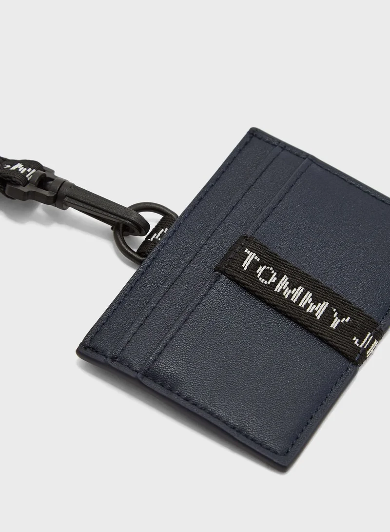 TOMMY JEANS Logo Lanyard Card Holder
