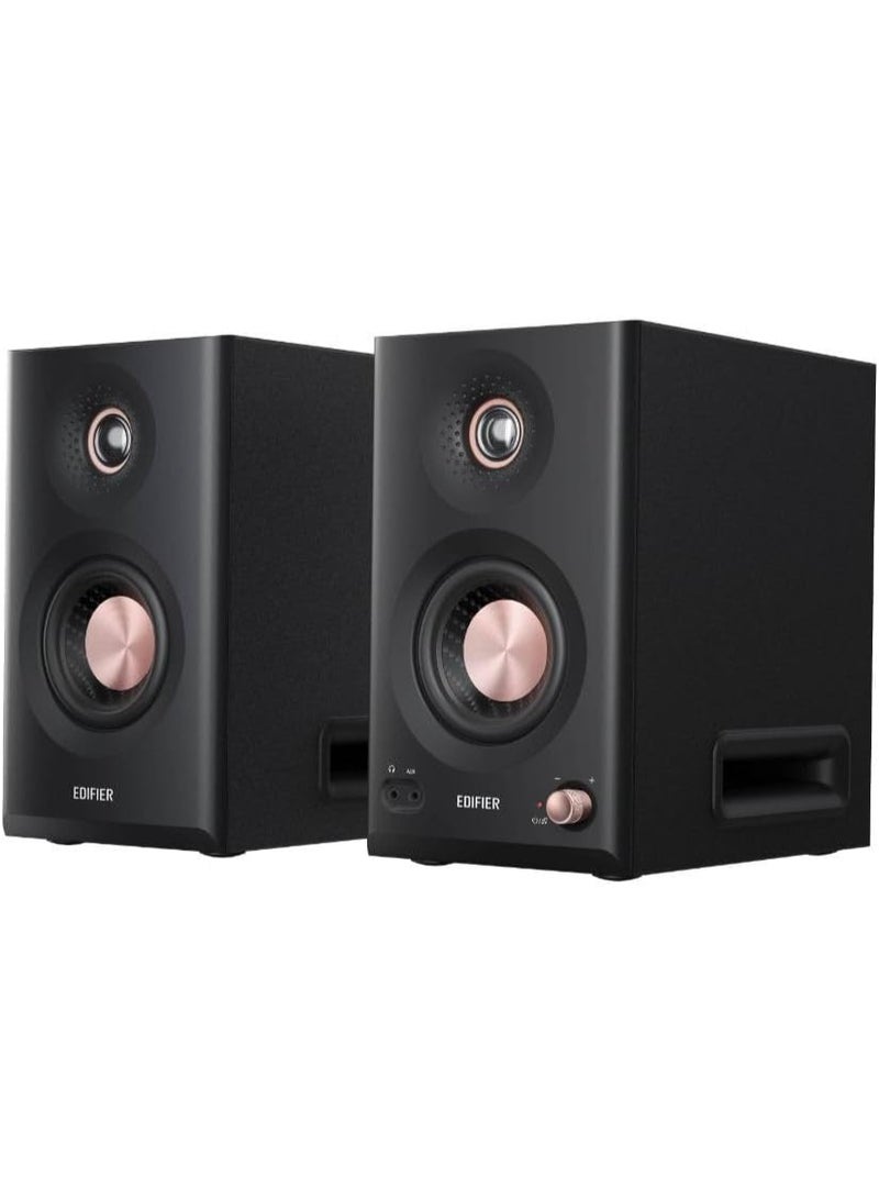 Edifier MR5 Tri-Amped Powered Studio Monitor Speakers, 110W RMS, 3-Way Active Crossover, Hi-Res Audio, Bluetooth 6.0, Room Acoustic Compensation, XLR/TRS/RCA/AUX Inputs Black - Image 1