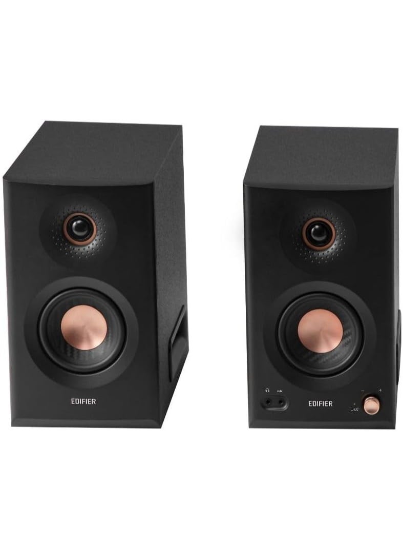Edifier MR5 Tri-Amped Powered Studio Monitor Speakers, 110W RMS, 3-Way Active Crossover, Hi-Res Audio, Bluetooth 6.0, Room Acoustic Compensation, XLR/TRS/RCA/AUX Inputs Black - Image 2