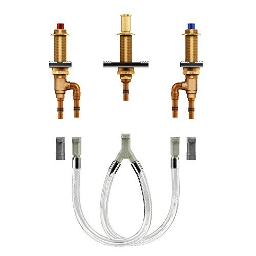 Moen 4793 Two Handle Roman Tub Adjustable Valve with 1/2-Inch CPVC PEX Connections - Image 1