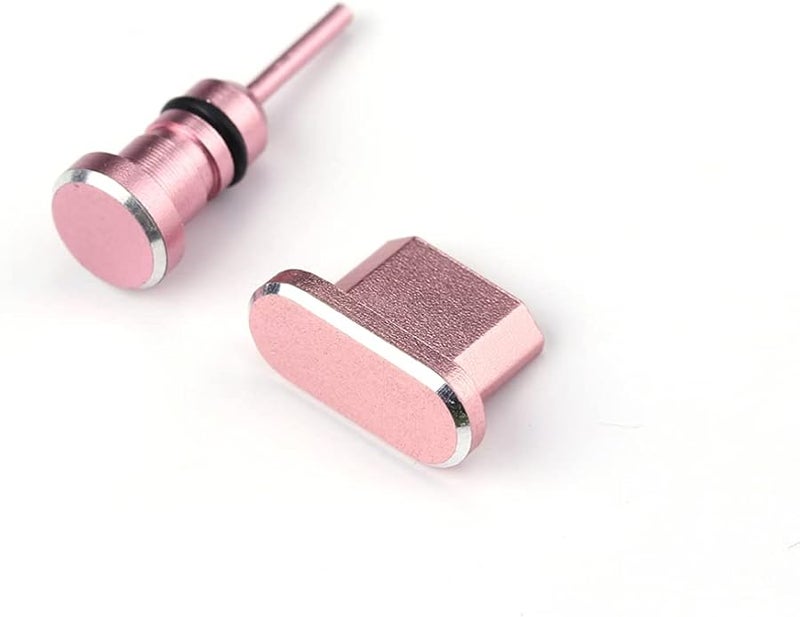 Metal USB And 3 5mm Headphone Jack Dust Plugs 2 Pack For Samsung Galaxy S7 Edge Plus - Image 1