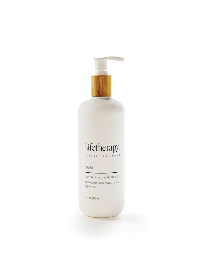Lifetherapy Loved, Made For All Skin Types, Nourishing, 12 Ounce, Multiuse Liquid Soap, Body Wash, Bubble Bath - Image 2