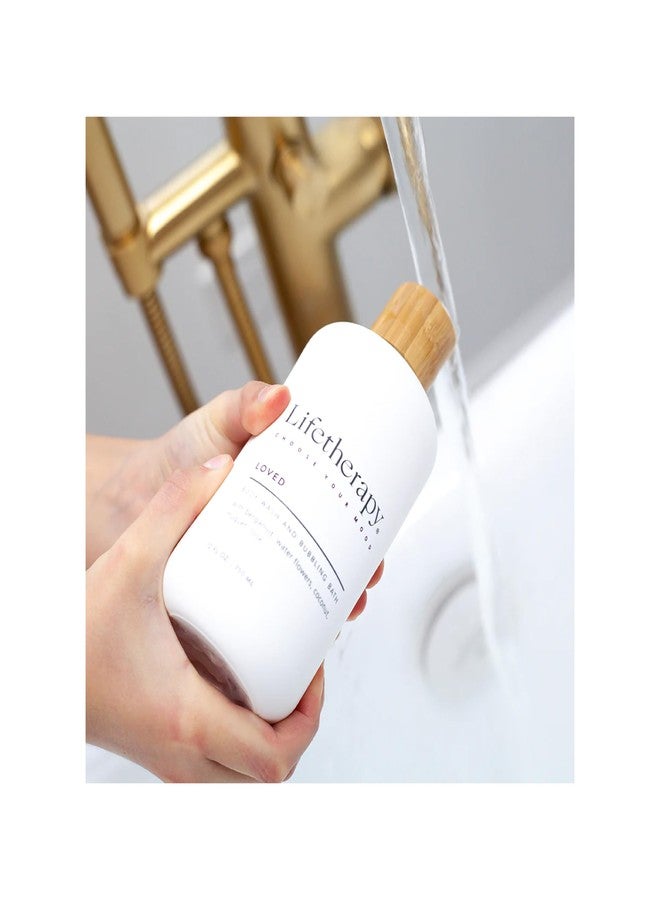 Lifetherapy Loved, Made For All Skin Types, Nourishing, 12 Ounce, Multiuse Liquid Soap, Body Wash, Bubble Bath - Image 4