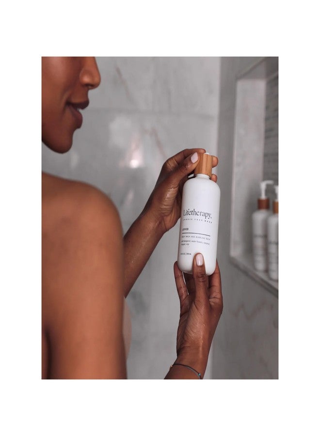Lifetherapy Loved, Made For All Skin Types, Nourishing, 12 Ounce, Multiuse Liquid Soap, Body Wash, Bubble Bath - Image 5