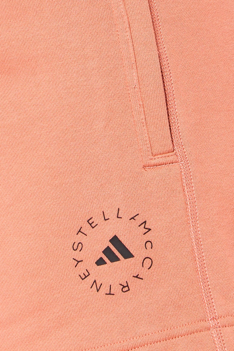 Adidas by Stella McCartney Women Sportswear Fit Drawstring Outdoor Shorts, Rust - Image 3