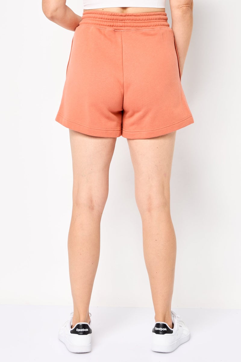 Adidas by Stella McCartney Women Sportswear Fit Drawstring Outdoor Shorts, Rust - Image 4