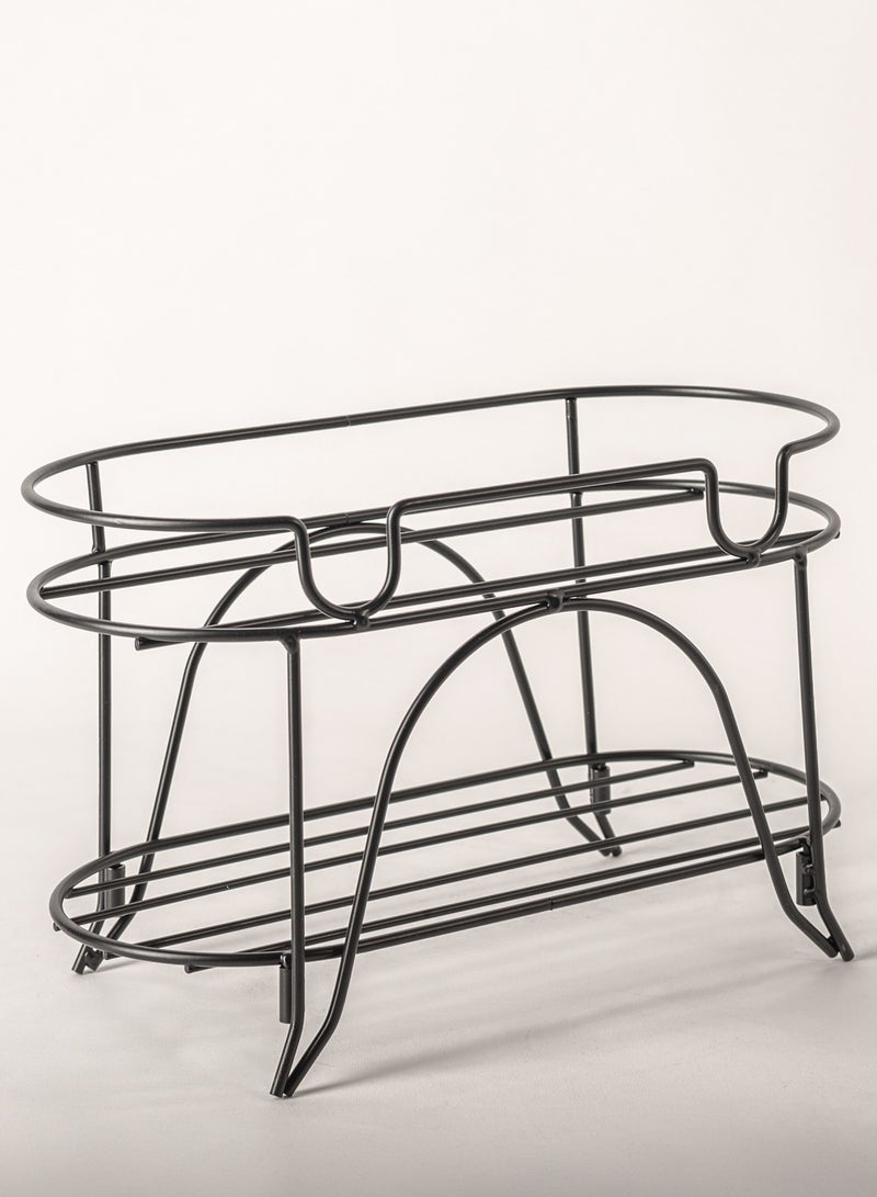 La Mesa Twin Glass Juice Dispenser with Juice Cups 9 Pcs Set 3.1 L - Image 2