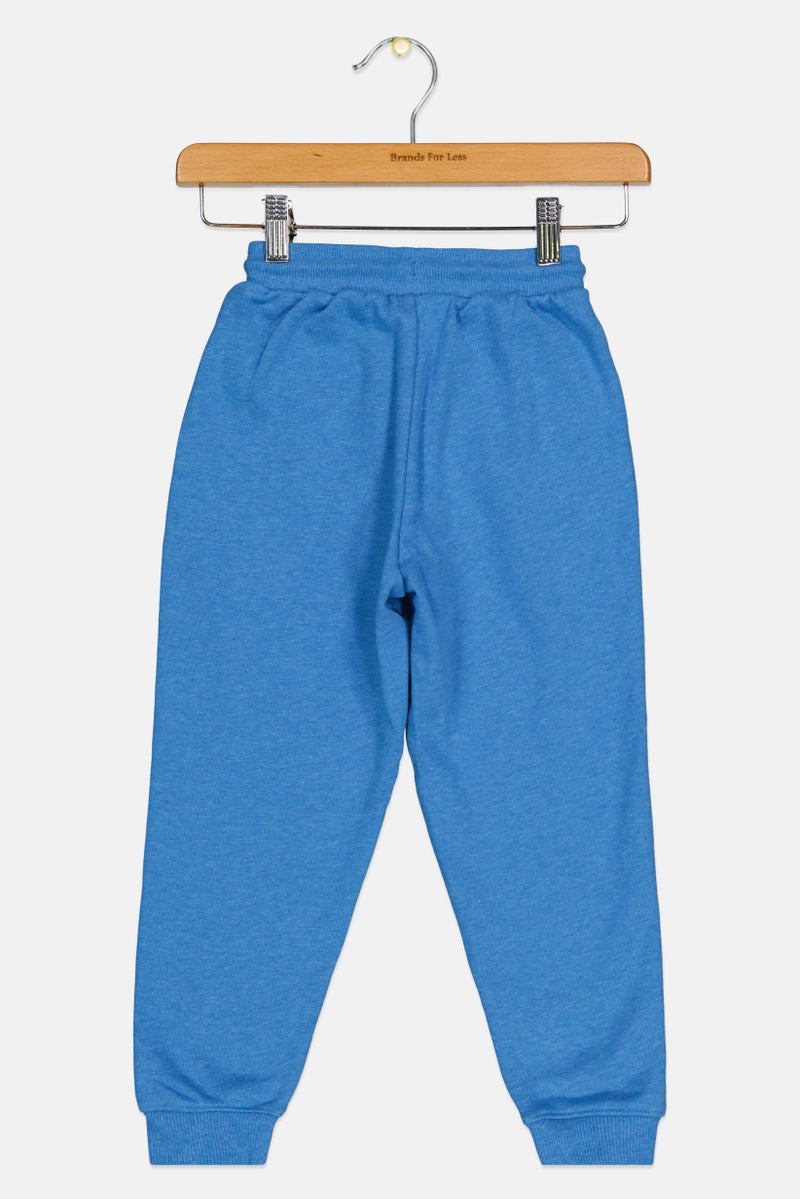 Reebok Toddlers Boy Brand Logo Outdoor Sweatpants, Blue - Image 3