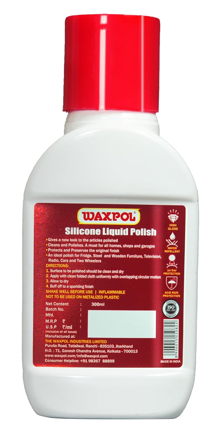 Waxpol واكس بول سائل سيليكون لتلميع السيارات (300 مل) - Image 5
