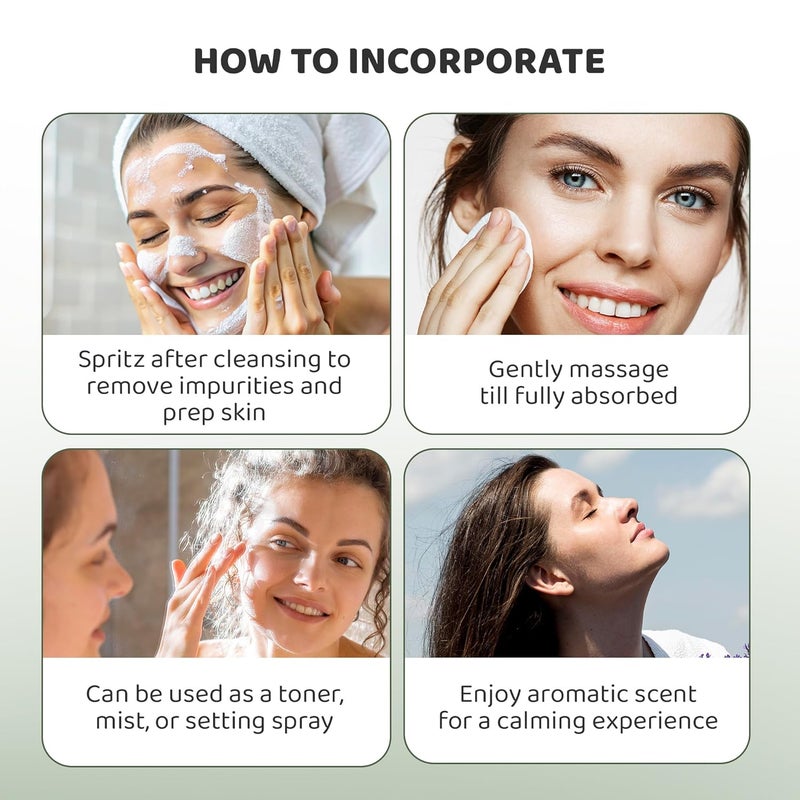 Rey Naturals Rey Naturals Aqua Range  Roman Chamomile Plus Rice Toner For Glowing Skin  100ml  NonOily Rice Water Toner Korean For Women  Men  Toner For Clear Glass  Smooth Skin  For All Skin Types - Image 5