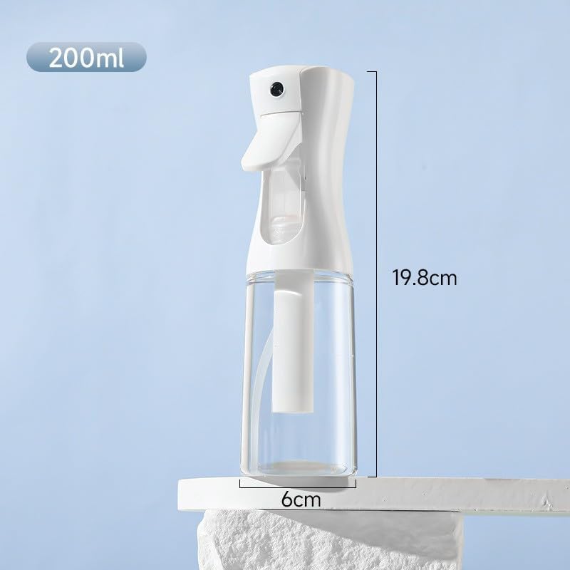 JOSALINAS Continuous Mist Spray Bottle, Clear, 6.8 Ounces, Modern - Image 3
