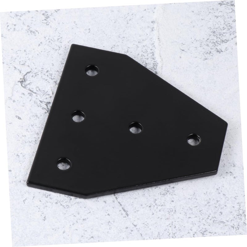 5hole Printer Linear Extrusion Joining Plate t Shape Aluminum Black Hardware Aluminum Extrusion Plate for Printing Accessories - Image 4