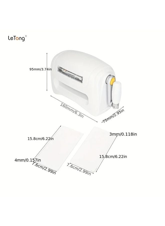 Blue Manual Die Cut And Embossing Machine Kit For DIY Scrapbooking Card Making - Image 3