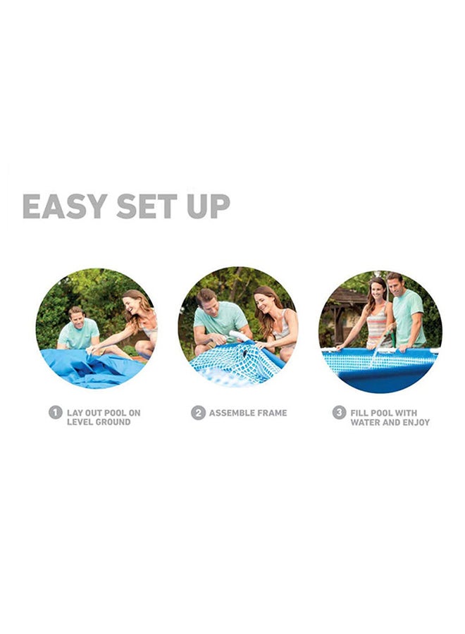 INTEX Superior Strength And Longer Durability Sturdy Frame Swimming Pool For Kids 366x76cm - Image 5