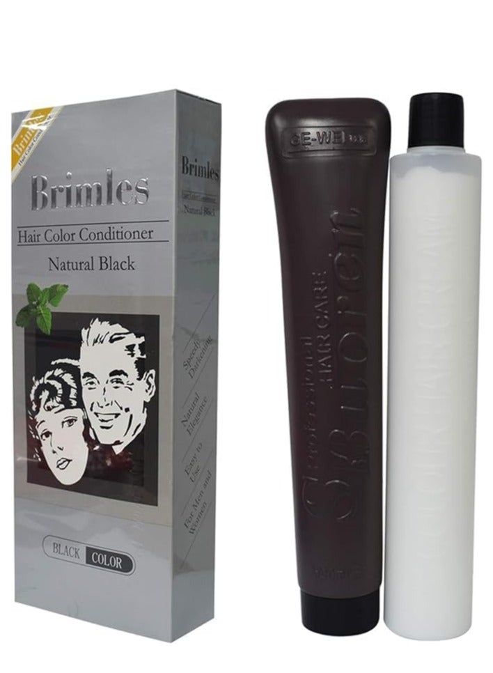 brimles Hair Color Conditioner Natural Black - Image 1