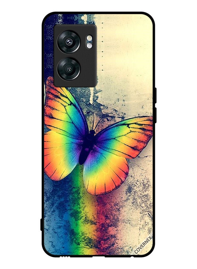 Covernex Protective Case Cover For OnePlus Nord N300 Vintage Rainbow Butterfly - Image 1