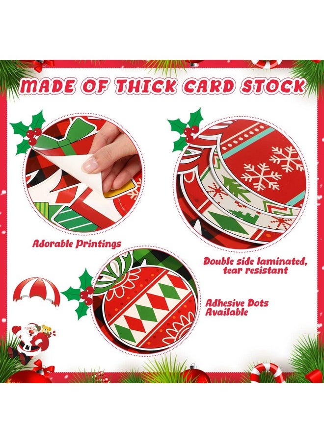 Containlol - 48 Pcs Christmas Bulletin Board Decorations Christmas Classroom Bulletin Board Set Xmas Class Gift Boxes Paper Cutouts For Xmas Holiday Birthday Home School Office Wall Party Decor - Image 1