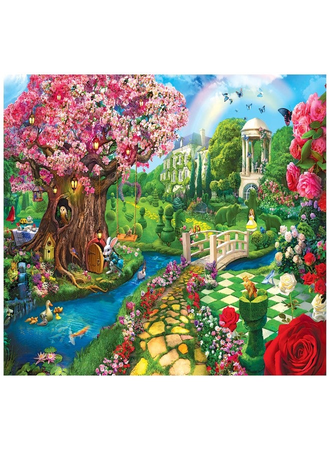RoseArt - Kodak Premium - Spring Garden 2000 Piece Jigsaw Puzzle, Alice in Wonderland Puzzle for Adults - Image 2