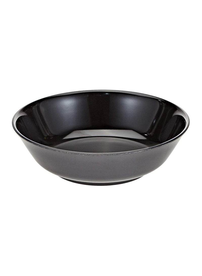 Servewell Melamine Serving Bowl-19CM-Black - Image 1